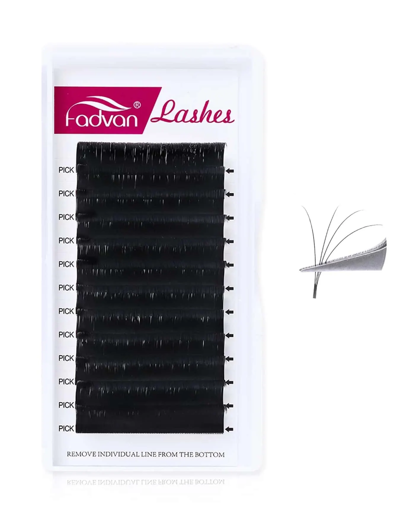 Fadvan Easy Fanning Eyelash Extensions Blooming Eyelashes Flare Eyelashes Auto Fan Eyelashes Natural Cilia Easyfanlashes