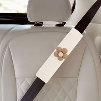 1/2Pc Car Safety Belt Cartoon Shoulder Strap Pad Universal Car Seat Belt Cover Cushion for Kids Adults Auto Interior Accessories