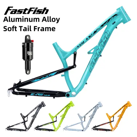 Softtail mountain bike quadro enduro dh quadros de bicicleta freio a disco liga alumínio am downhill quadro de bicicleta 27.5 polegada