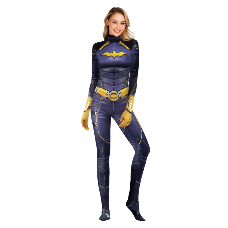 Ritter Held Nightwing Cosplay Robin Kostüm Overall Batgirl Body Outfits Halloween Karneval Party Zentai Anzug