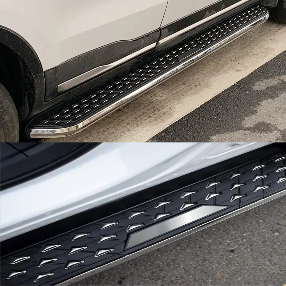 2 pcs fit for chevy Tracker 2019-2024 Running Board Side Step Nerf Bar Aluminium (with brackets)