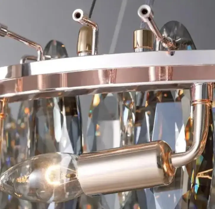 

Light Luxury Chandelier Crystal Chandelier Living Room Light Simple Modern Atmosphere Restaurant Light 2023 New Post-modern Lamp