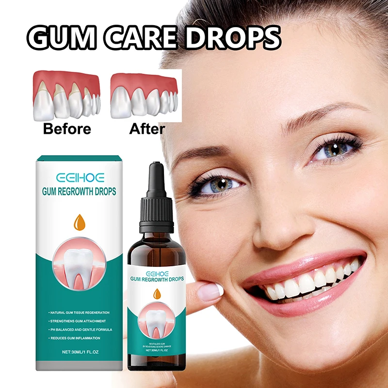 Gingival Drops Repair Swollen Gums Clean Stains Gingival Whitening Teeth Oral Care Essence Strengthen Teeth And Strengthen Gums