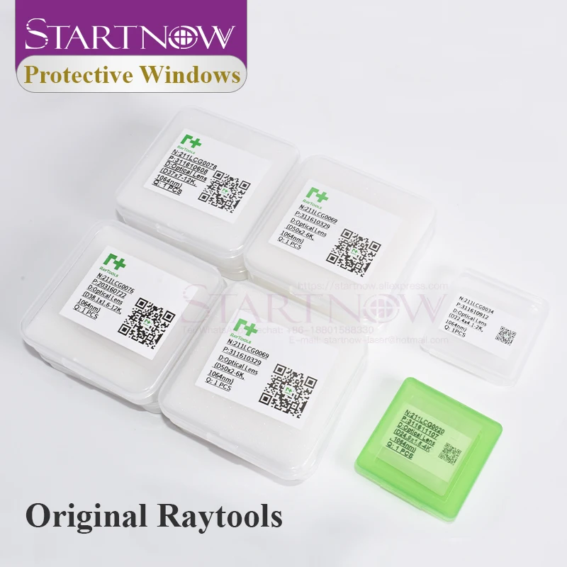 Startnow Original Raytools Laser Schutzhülle Windows 27,9x4,1 211LCG0037 Optischen Schutz Objektiv Faser Schneiden Maschine Teile