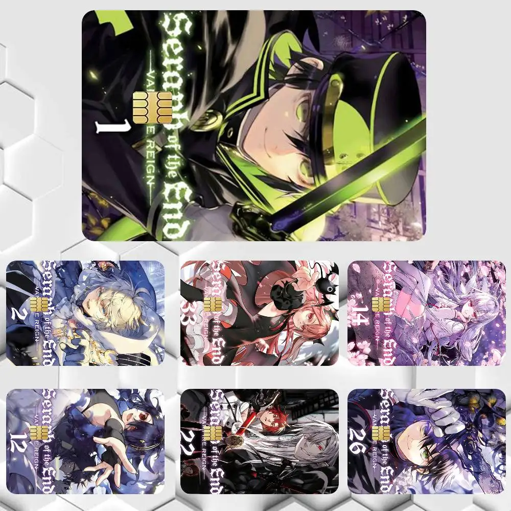 Seraph of the End Manga   Sticker Film Tape Skin for Credit Card Debit Card Waterproof Stickers