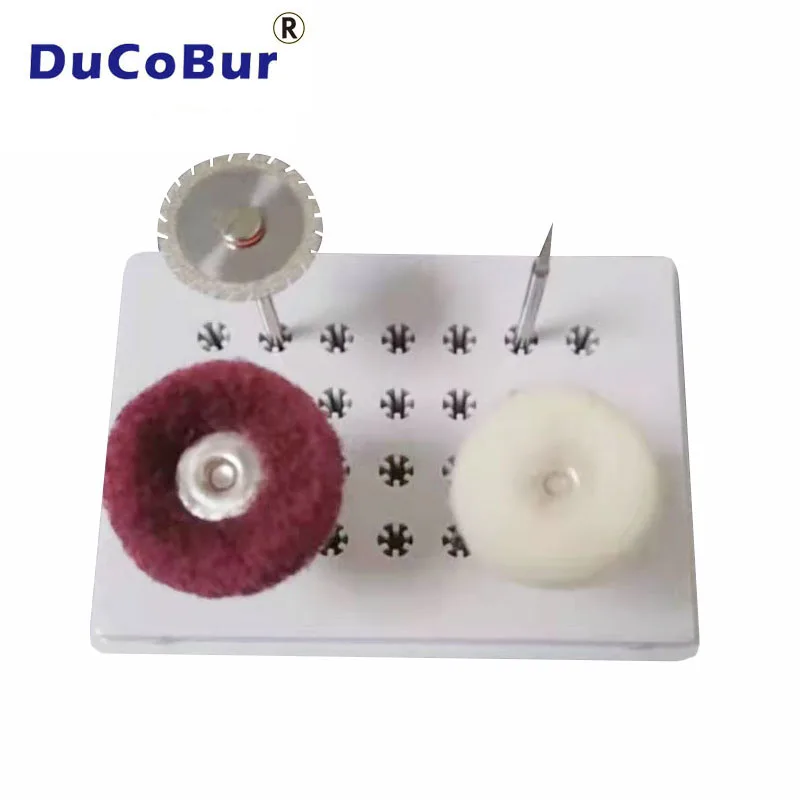 

DuCoBur 4pcs/Set Dental Drill for Adjust & Polish Invisible Braces Dentistry Tool Tungsten Carbide Diamond Disc