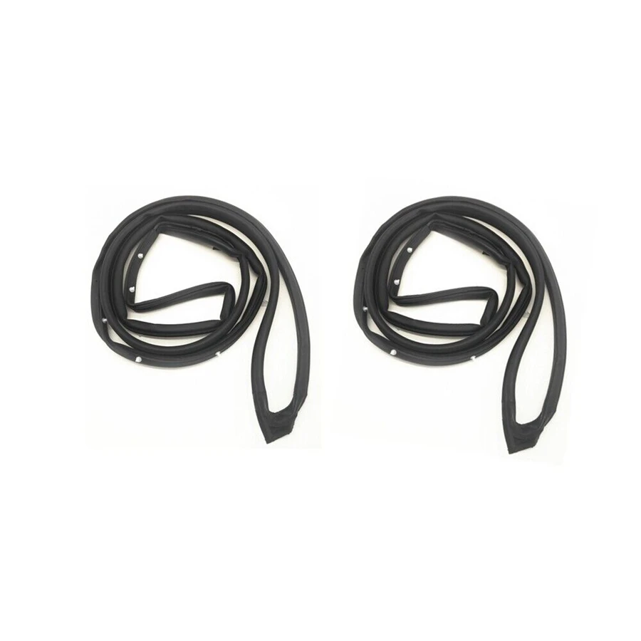 2Pcs Front Door Weatherstrips Moulding Seals For Honda Accord Sedan 2008-2012 72350-TA5-A02,72310-TA5-A02