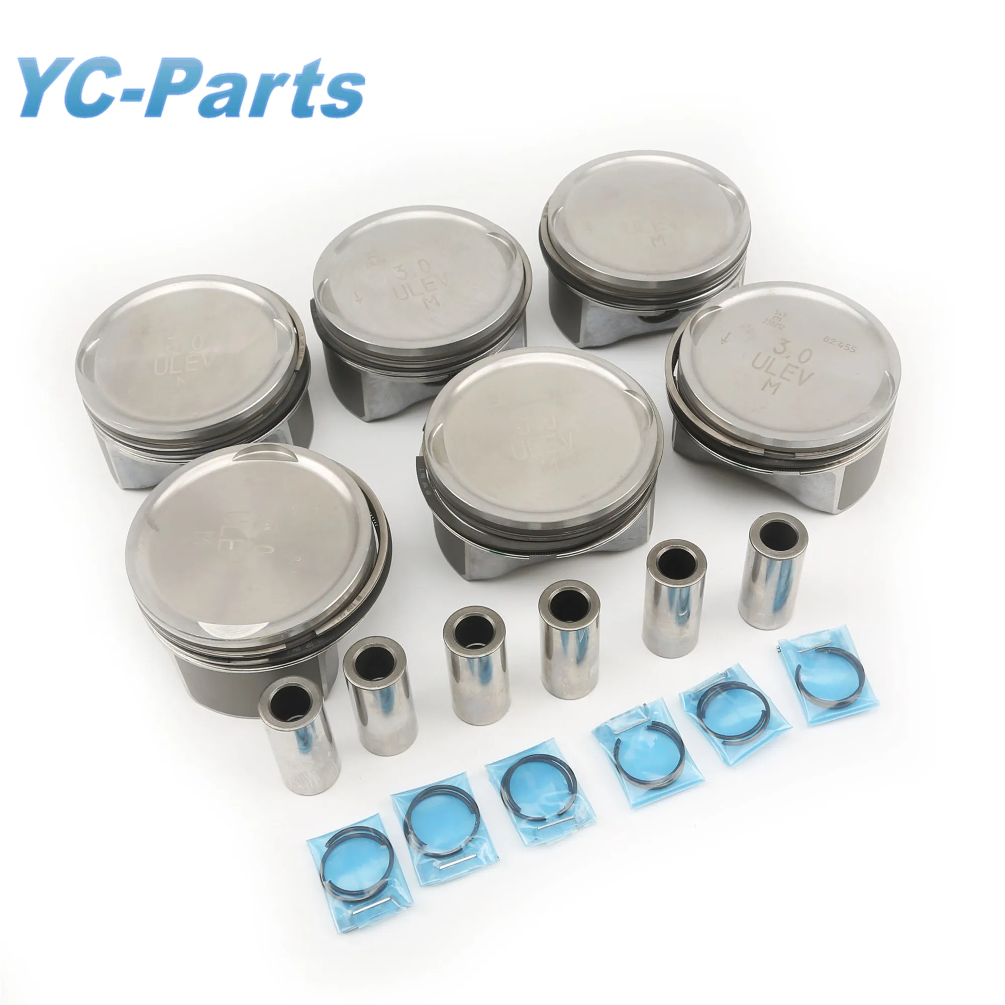 

STD Size Engine Pistons & Rings Set 82.51mm 22mm for Audi A4 S4 A6 S6 Avant Quattro S4 Cabrio. A8 S8 06C107065H