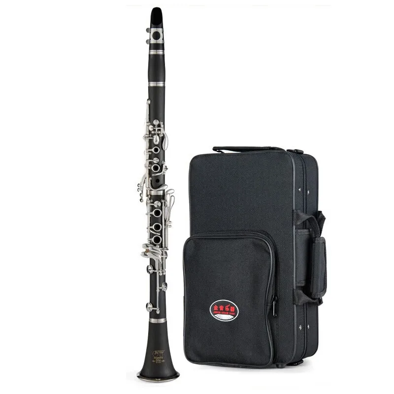 

Кларнет Черная трубка B-плоский ключ для начинающих, студентов, взрослых, профессиональное обучение, выступление