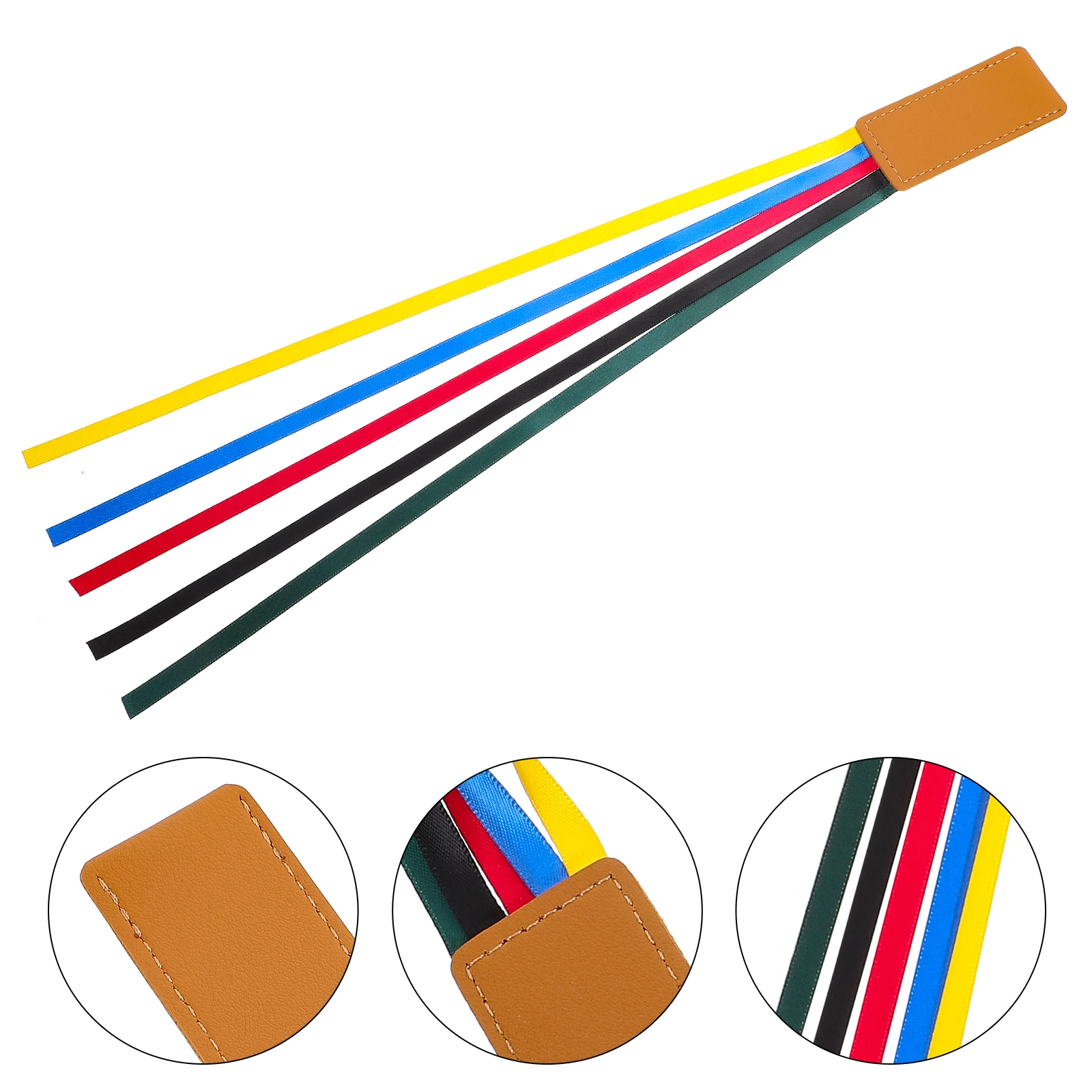 

3 Pcs Identification Label Bookmark Student Black Satin Ribbon Decorative Ribbons