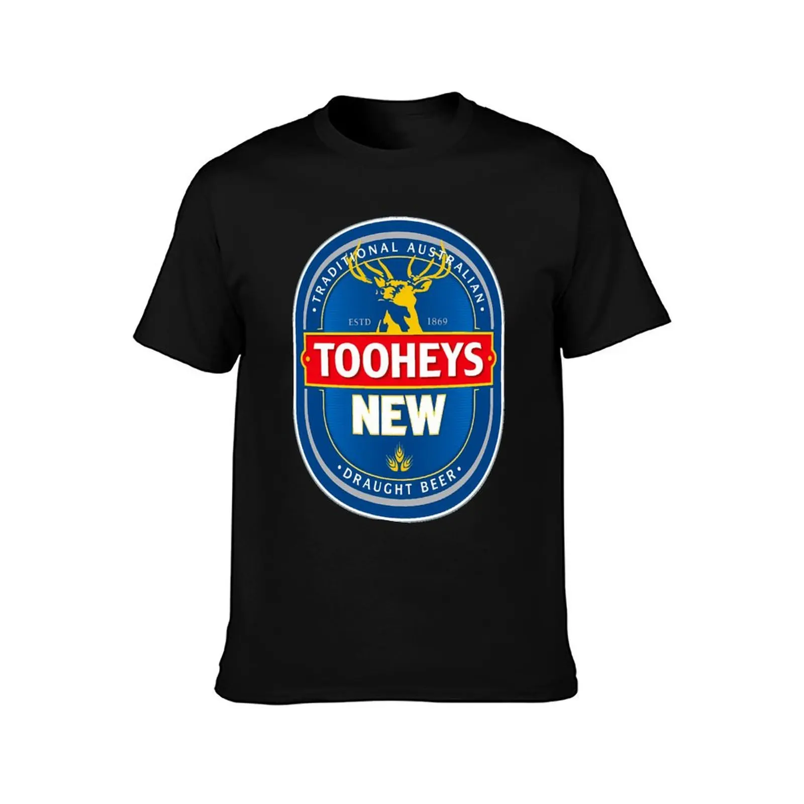 Vol Tooheys Old Brewery Irish Whiskey Logo Brewery Local T-Shirt Novelty Print Casual Tee Shirt T-Shirt