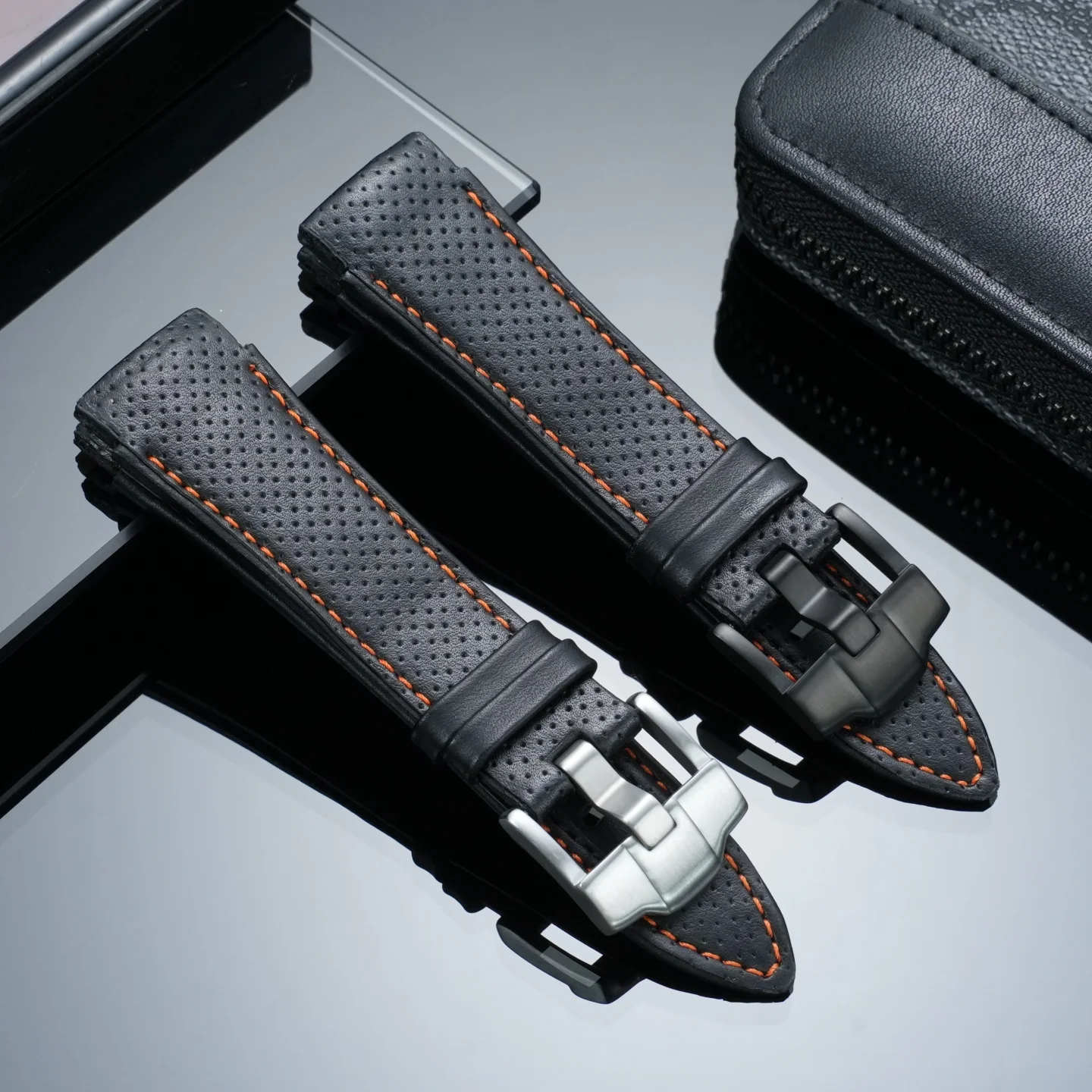 Cowhide Leather Watch Strap For Seiko SPORTURA Series SNA749J1 SNA749P1 SNA749P2 SPC001J1 Watch Band 22mm Convex Interface Men