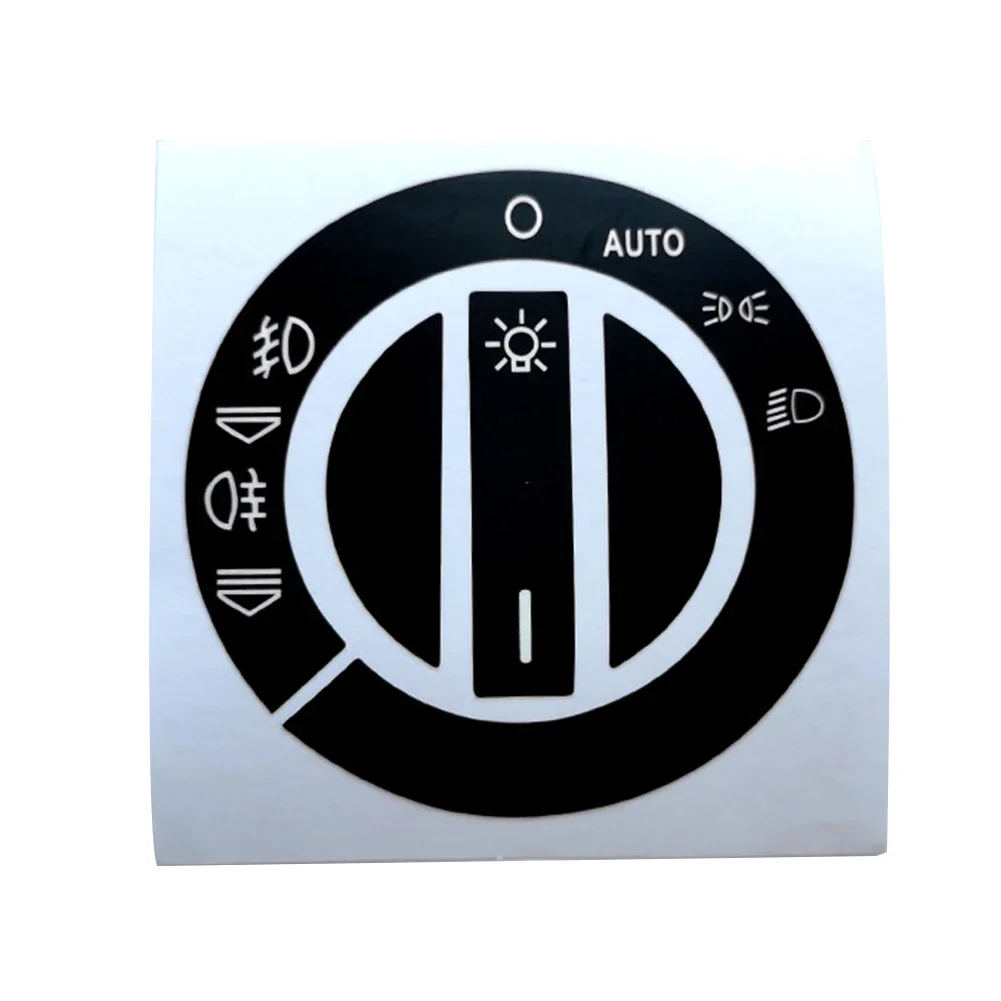 Car Clima Control Button Repair Decals Stickers- Worn Knob Switch For Audi- A8 D3 Interior Accessories ESP- Headlight Adjustment