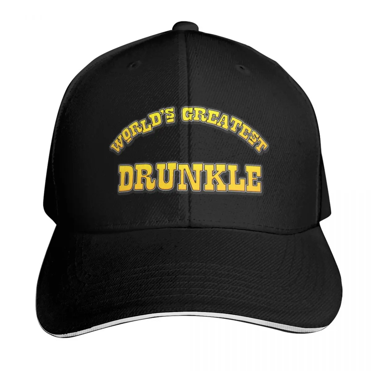 

World's Greatest Drunkle Drunk Uncle Father's Day Baseball Cap Luxury Hat sun hat black Hood Women's Beach Men's