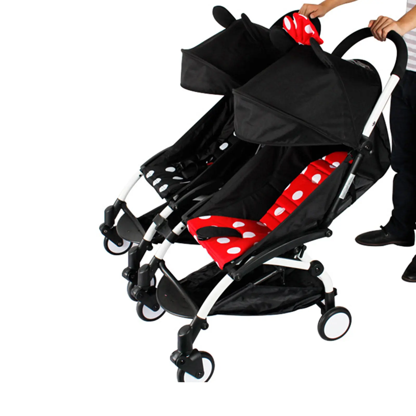 3Pcs Baby Stroller Connector Adjustable Twin Pram Linker for Twins Outdoor Double Stroller Twin Baby Connectors