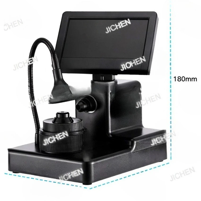 Visor de faja de diamante Digital 1000X, cámara de microscopio, visor de inscripción de diamante con pantalla LCD de 4,3 pulgadas, observador de propiedades