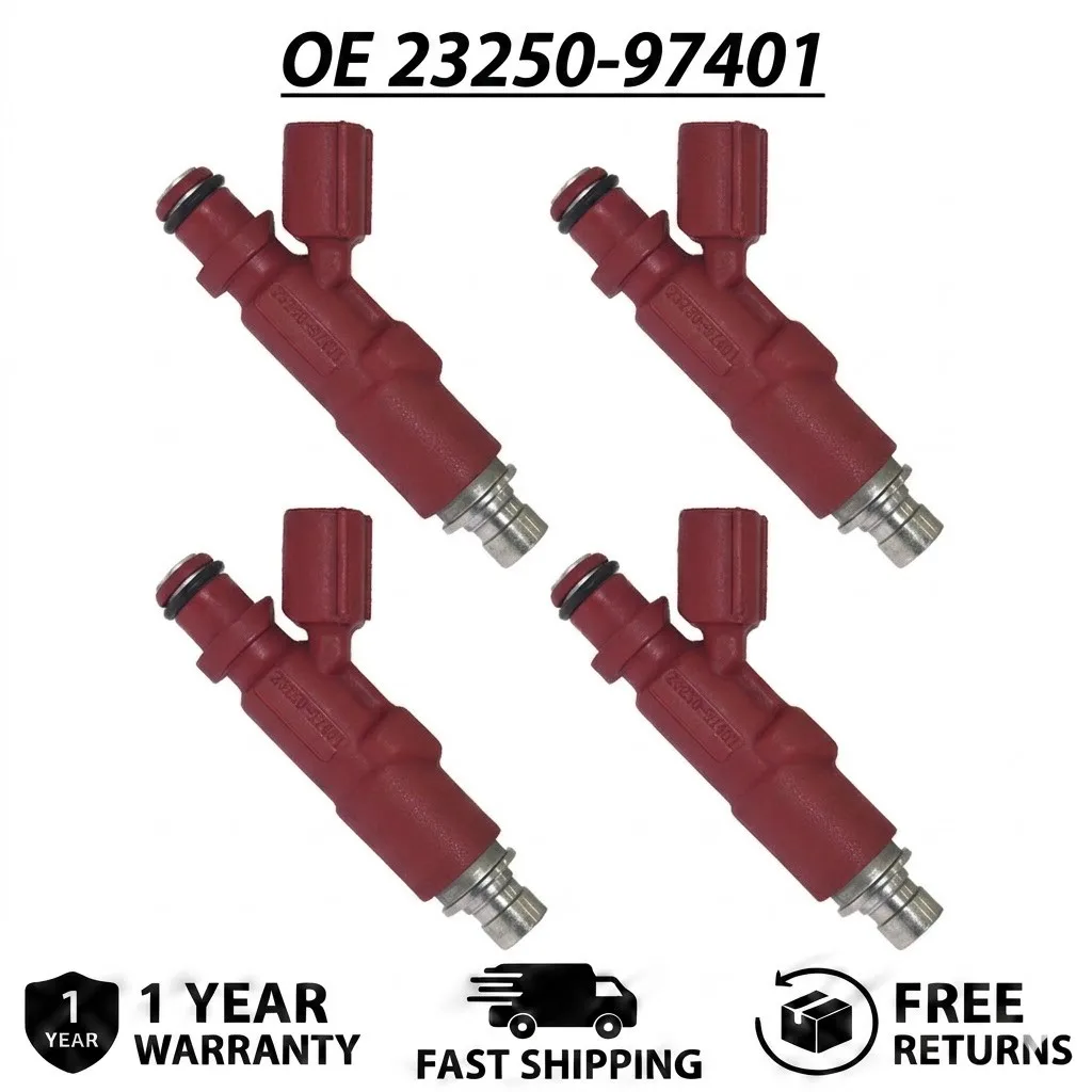 

4Pcs Brand New Auto Fuel Injectors 23250-97401 For Toyota Avanza Daihatsu Terios 1.3L K3VE 04-06 Engine Injection Nozzle Kit