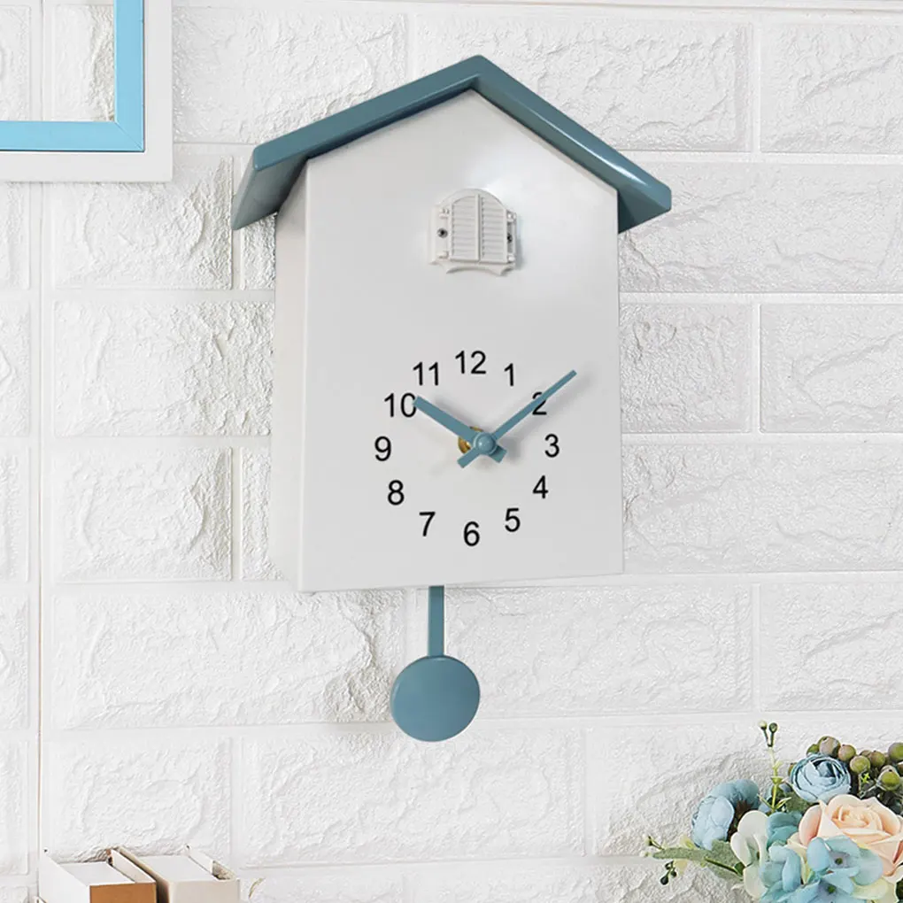 Cuckoo Quartz Wall Clock with Chimer Modern Bird Home Livingroom Hanging Watch Horologe Clock Timer Office Home Decoration Gifts