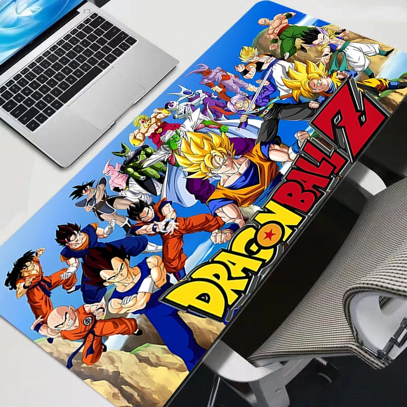 Jungen Leder-Mauspad Gamer DBZ Dragon Ball Z PC Computer Großes 900x450 XXL Schreibtischunterlage Tastatur Anime Gaming Zubehör Mauspad