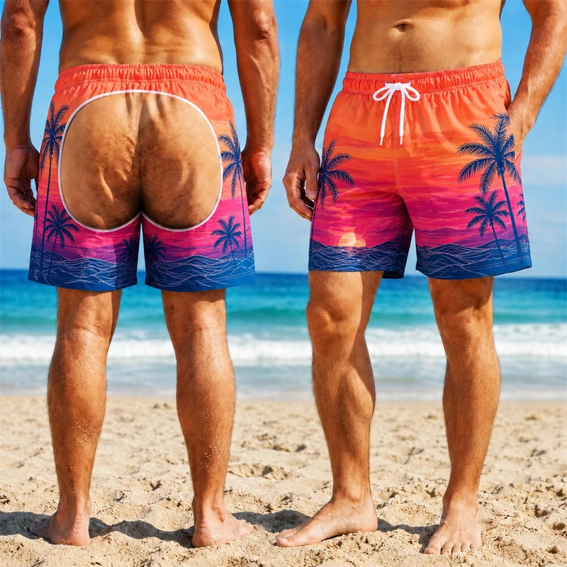 Novelty Funny Fake Rear Hip Vi - đánh giá và giá Swim Trunk Quick Dry