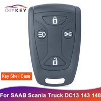 DIYKEY For SAAB Scania Truck DC13 143 148 141 4X2 6X2R GRS905 R / S / G / P Series  4 Button Smart Key Remote Shell Case Cover