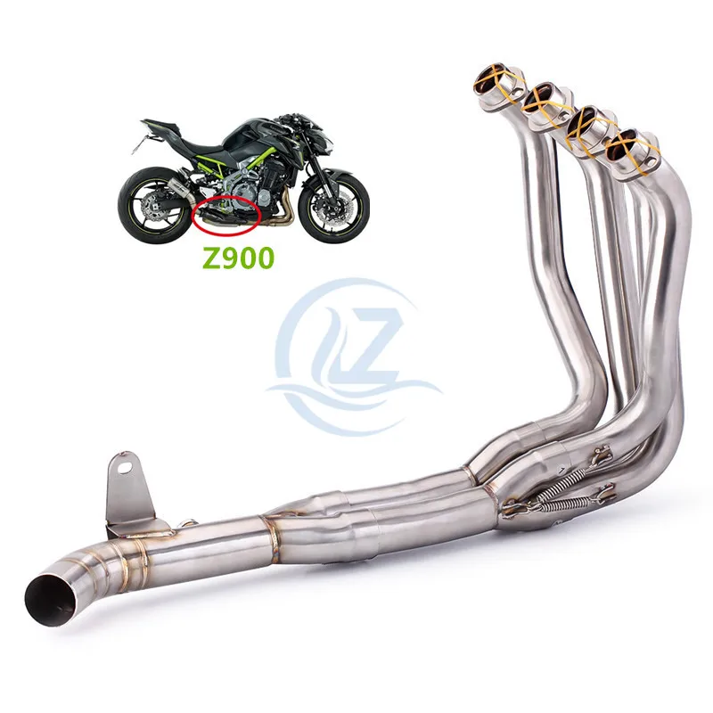 Tubo de escape delantero para motocicleta, Conector de acero inoxidable de titanio para silenciador de tubo de escape Original, Z900