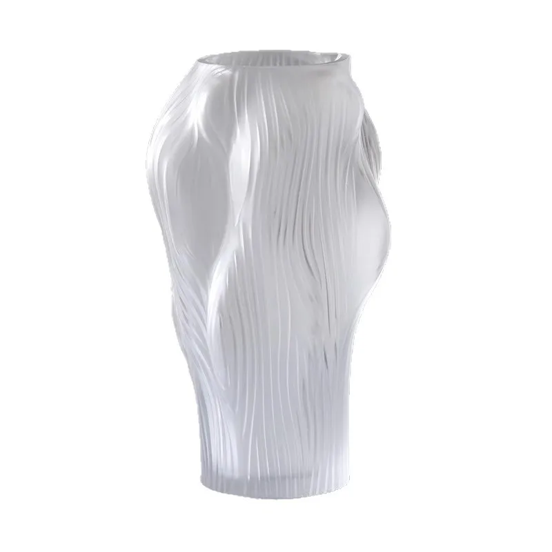 

DSA Modern Simple Vase Glass Transparent Water Raising Flower Arrangement Ornament Advanced Sense Creative Simple Modern Vase
