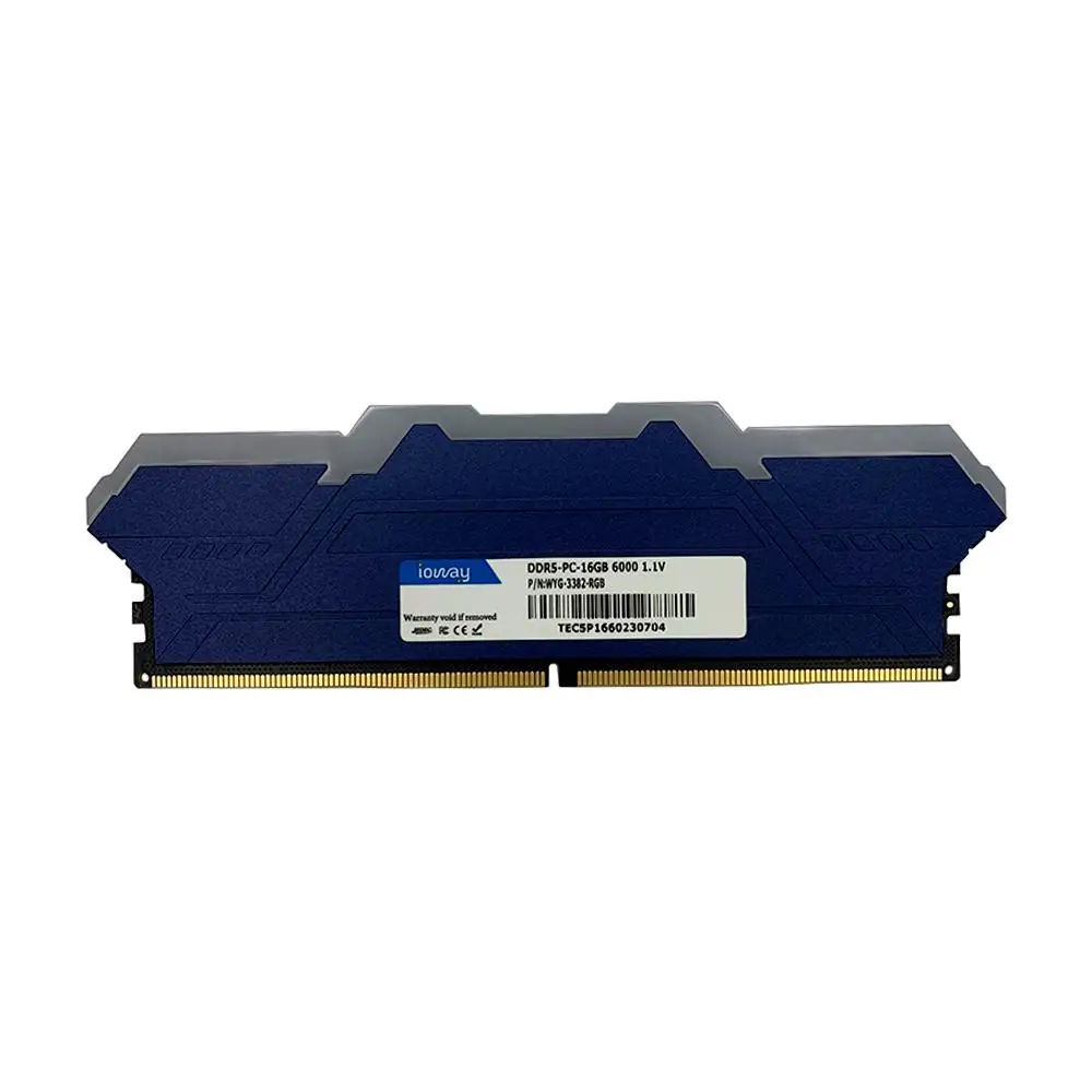 Ram Memory 16GB DDR5 RGB Heat Slot 6000MHz Ioway