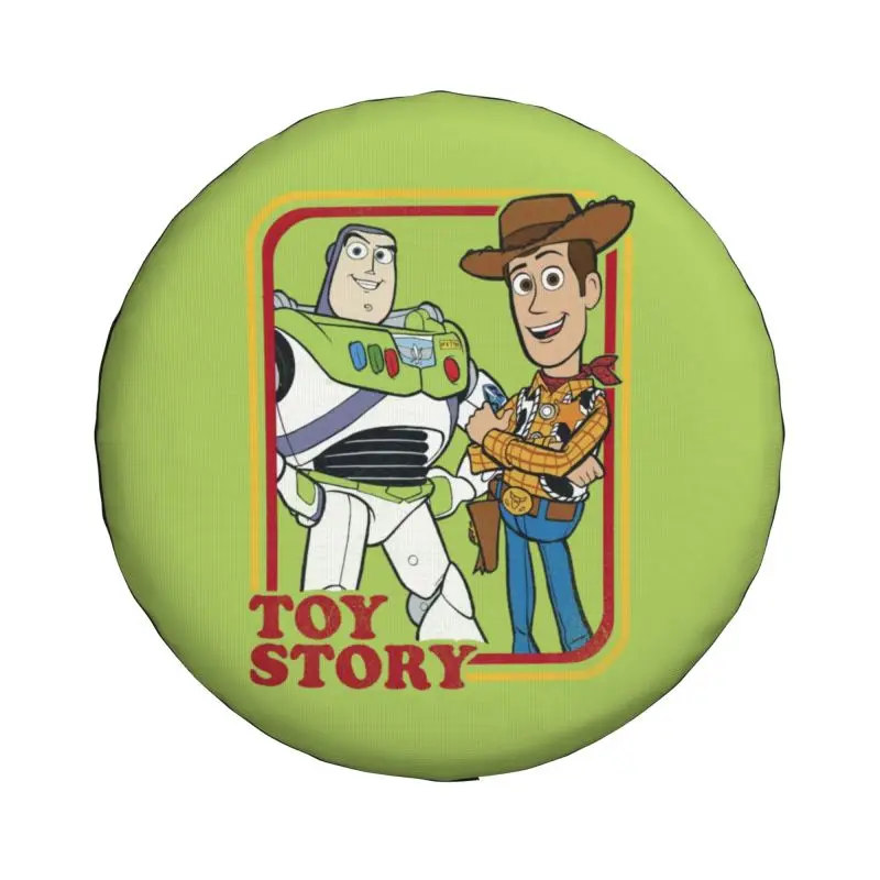 Custom Toy Story Spare Tire Cover for Toyota RAV4 Prado 4WD 4x4 RV Car Wheel Protector 14