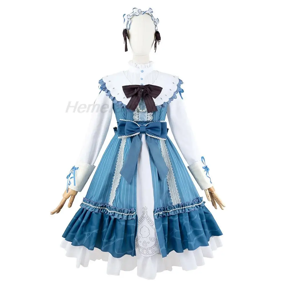 Project Sekai Kleurrijke Podiumvrouwen Kostuum Halloween Kostuums Vrouw Uniform Kleding Cosplay Jurken Akiyama Mizuki Anime Volwassen