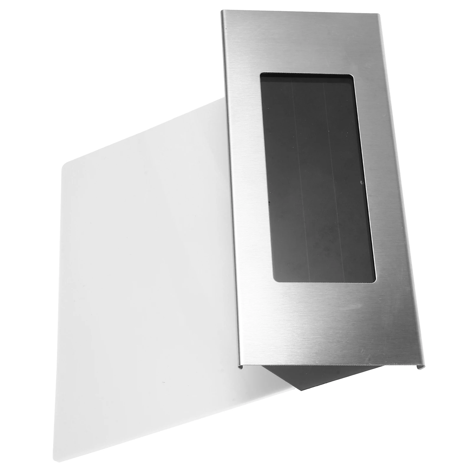 

Solar Powered House Number Light Stainless Steel Doorplate Rechargeable LED Visible Address Display Wall Mount