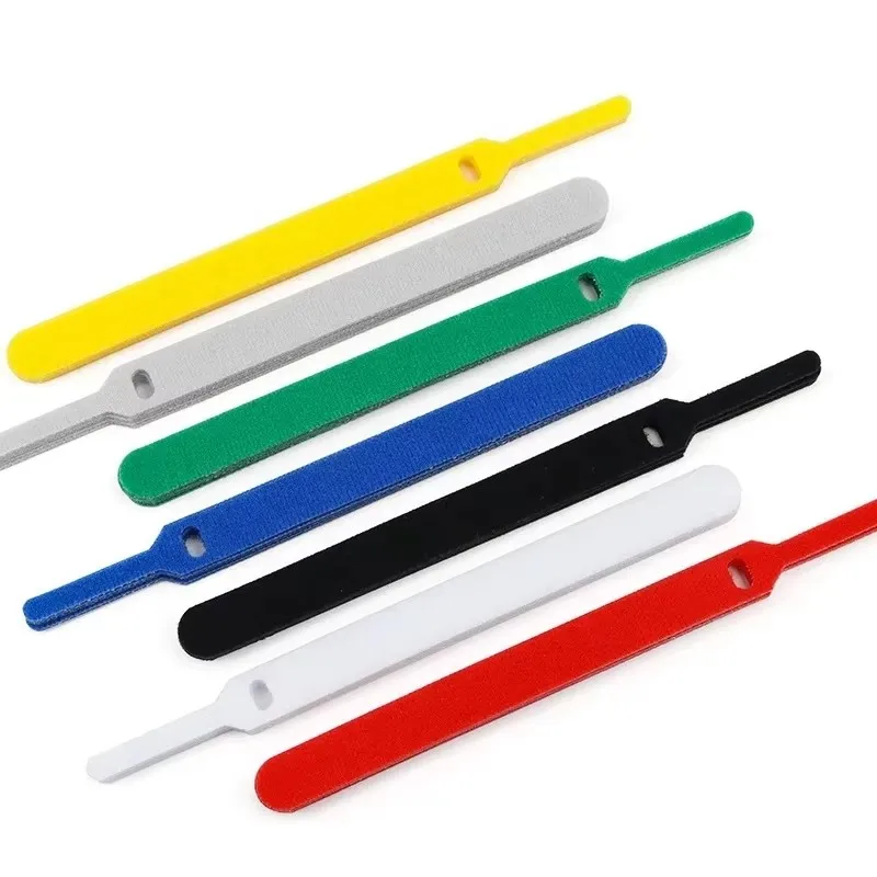 10pcs Releasable Cable Ties Plastics Fastening Reusable Cable Tie Straps Nylon Wrap Zip Bundle Bandage Tie