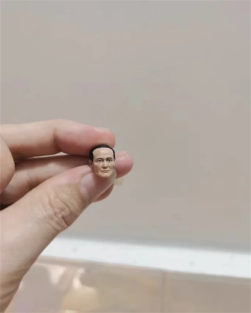 

Little 1/18 Male Soldier Wai Man Chan Head Carving Sculpture Model Toy Fit 3.75'' Action Figures Doll Body In Stock