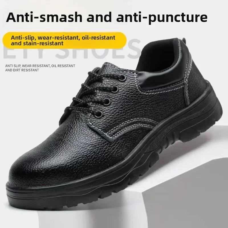 

Прочные мужские рабочие защитные ботинки со стальным носком, ударопрочные и устойчивые к проколам, дышащие, легкие и безопасные рабочие ботинки