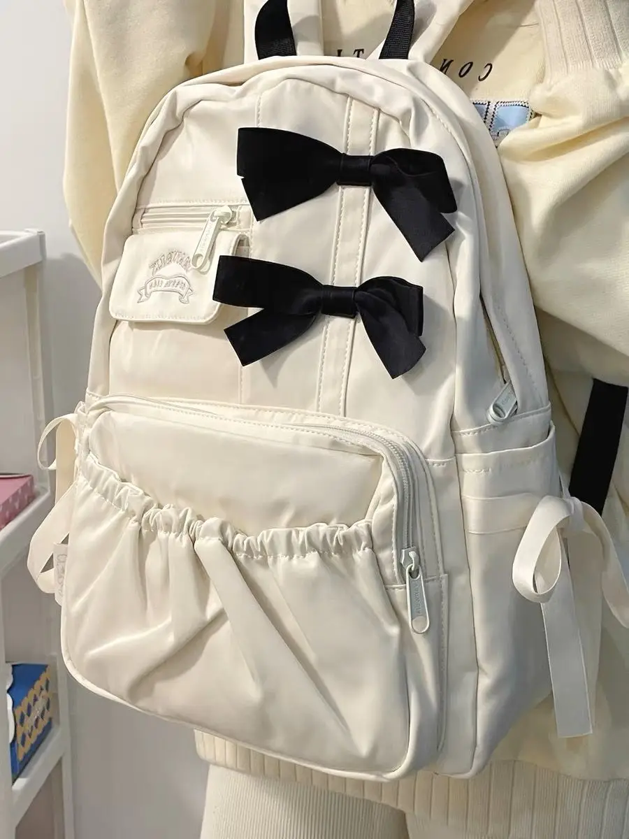 Mochila de grande capacidade para mulheres, mochila feminina, bolsa de viagem feminina, bolsa de estudante, moda doce, estilo japonês, Ins