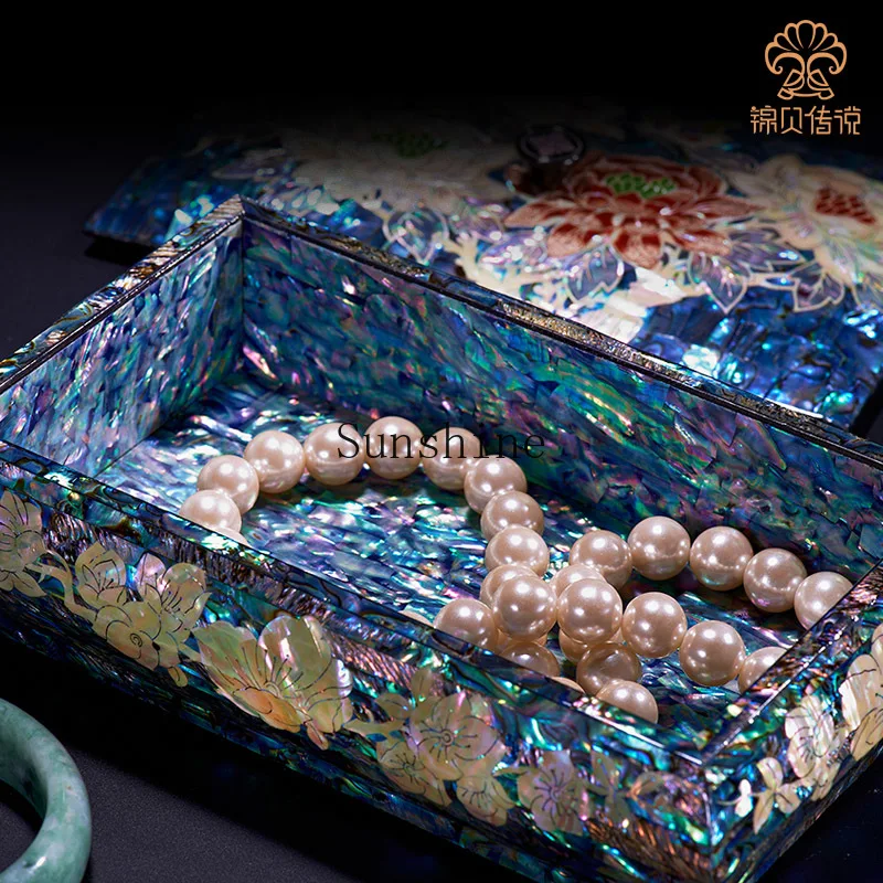 Jewelry Wooden Chinese Necklace Jewelry Storage Wedding Gift Ring Bracelet Box
