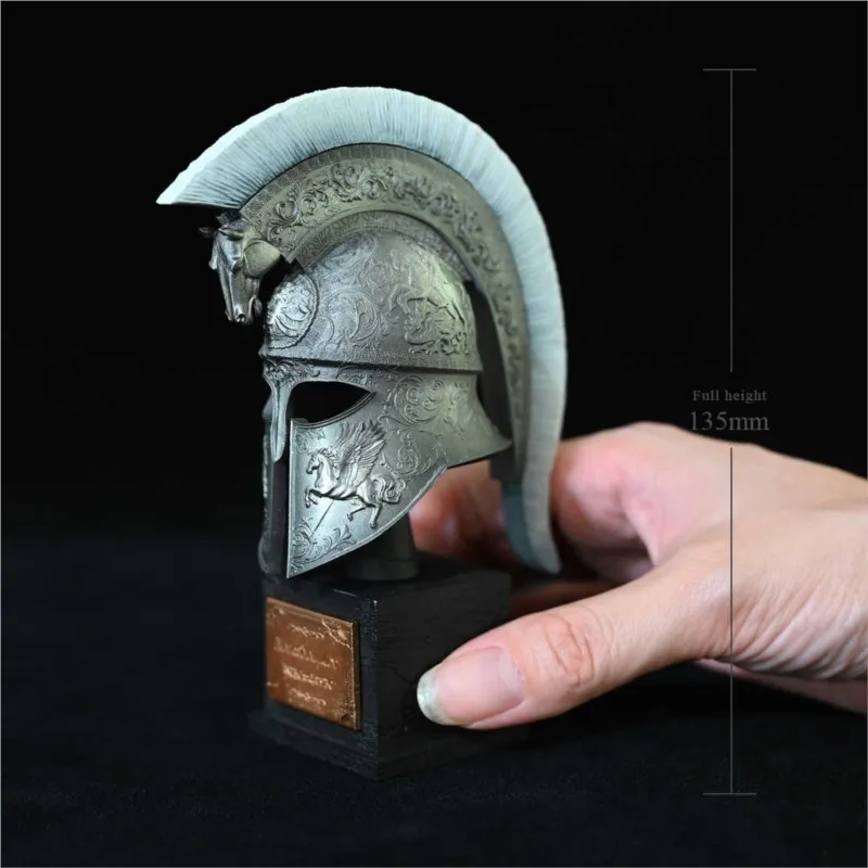 

13.5cm Home Decoration Bathroom Office Resin Ornament Sparta Horse Helmet Shaped Desktop Home Table Decoration Ornament ZF903