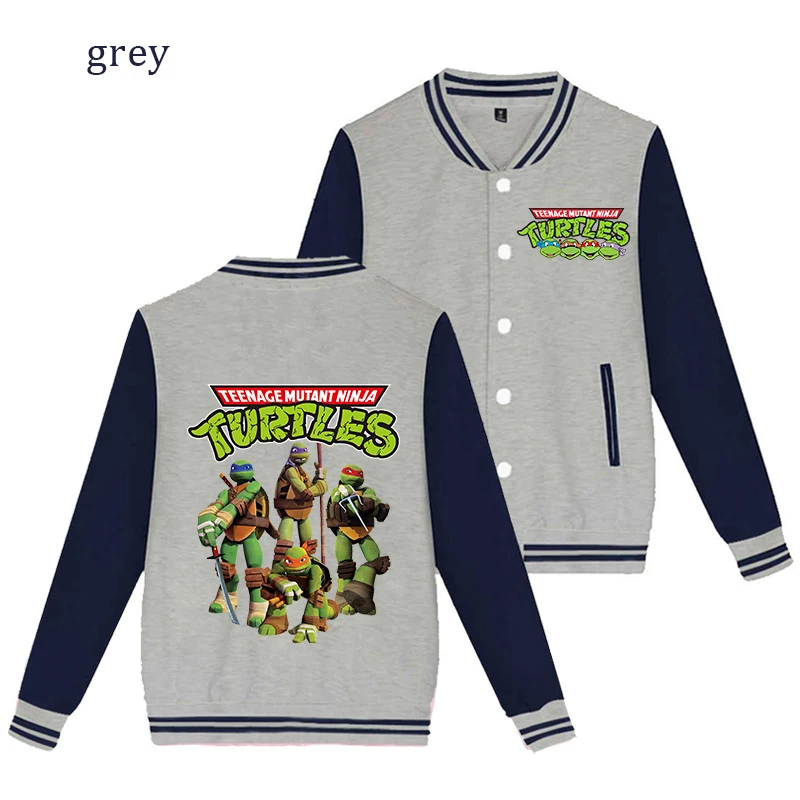 Teenage Mutant Ninja Turtles Boy Baseball Jacket Coat Children Long Sleeves Fashion Outerwear Cartoon Sportswear Spring Clothes - view 3