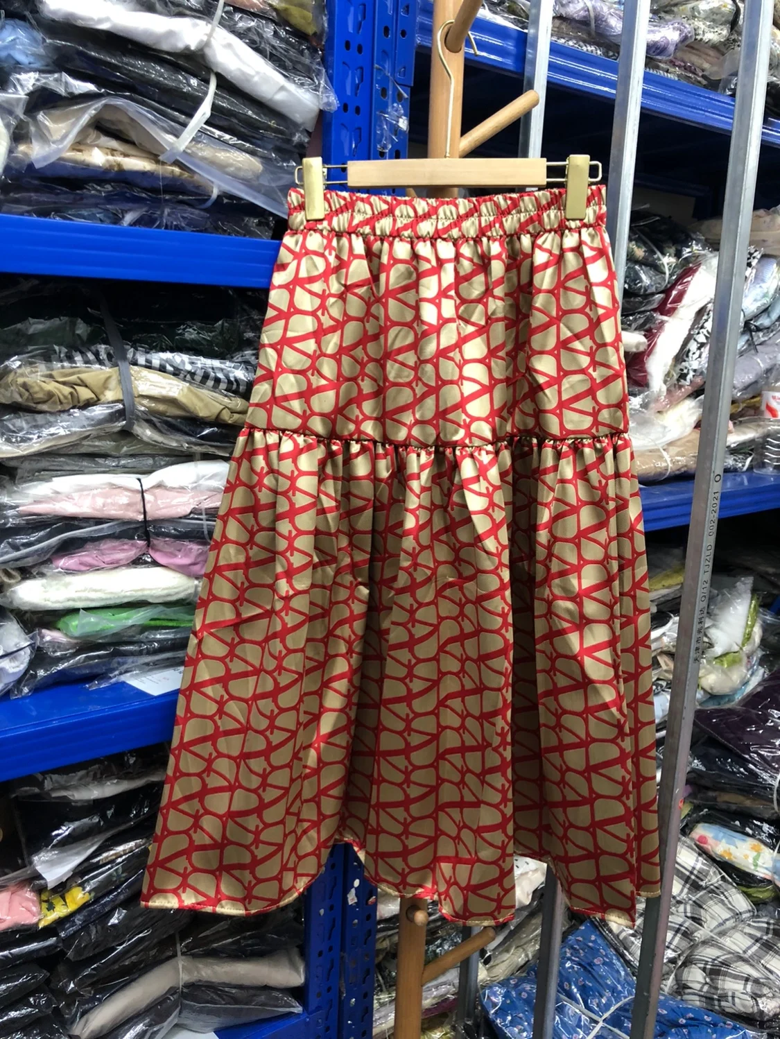 

Юбка А-силуэта с высокой талией из полиэстера, с драпировкой, женская, весенняя мода 2026 года, быстрая распродажа к концу года