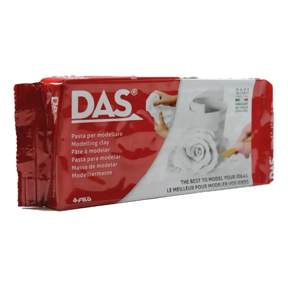 DAS pasta para modelar blanca de secado al aire. Arcilla Blanca para modelar.