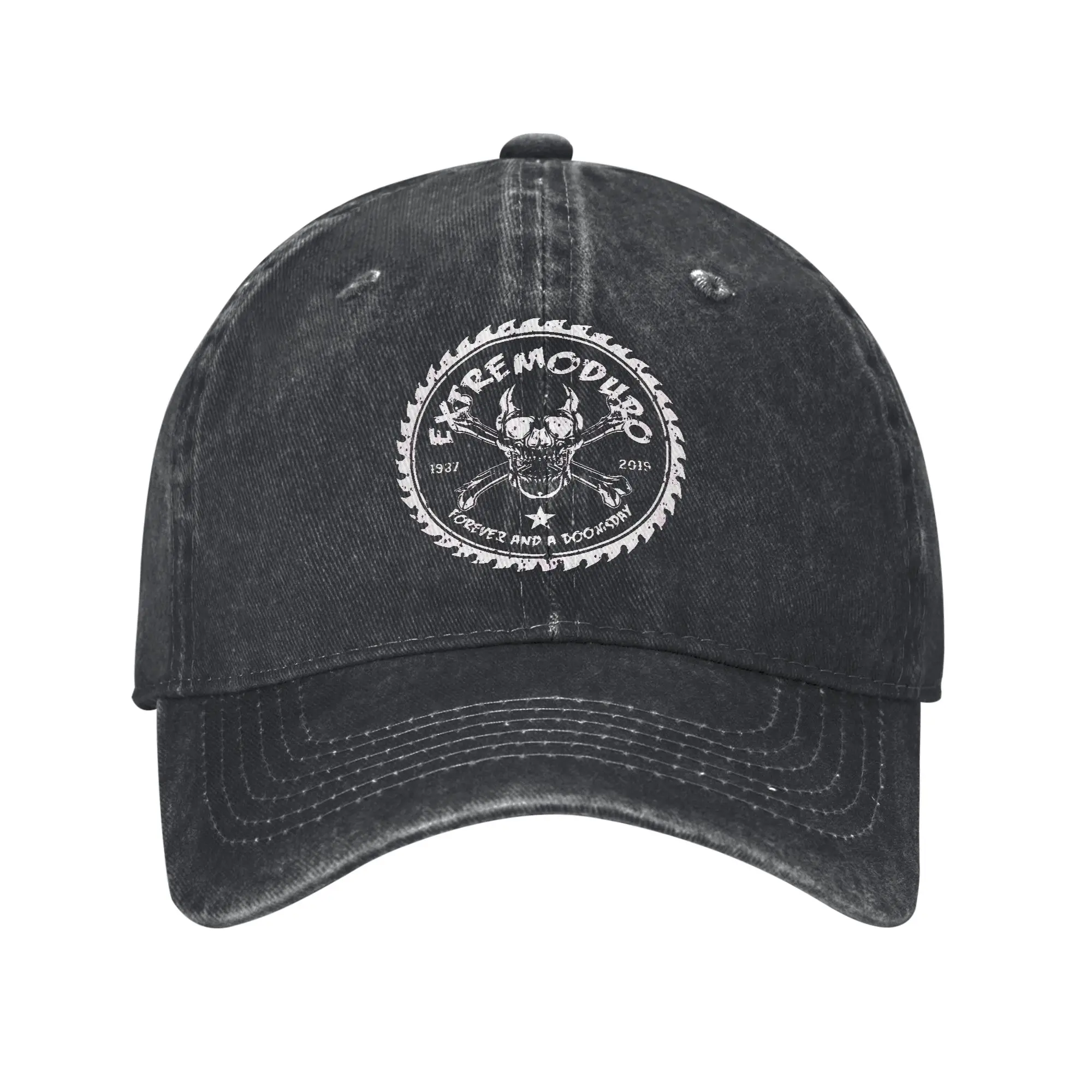 Extremoduro JAN27 Spain 1987 2019 Music  Trucker Hat Outfits For Men Women Baseball Cap  Casual Headwear Sun Caps Adjustable