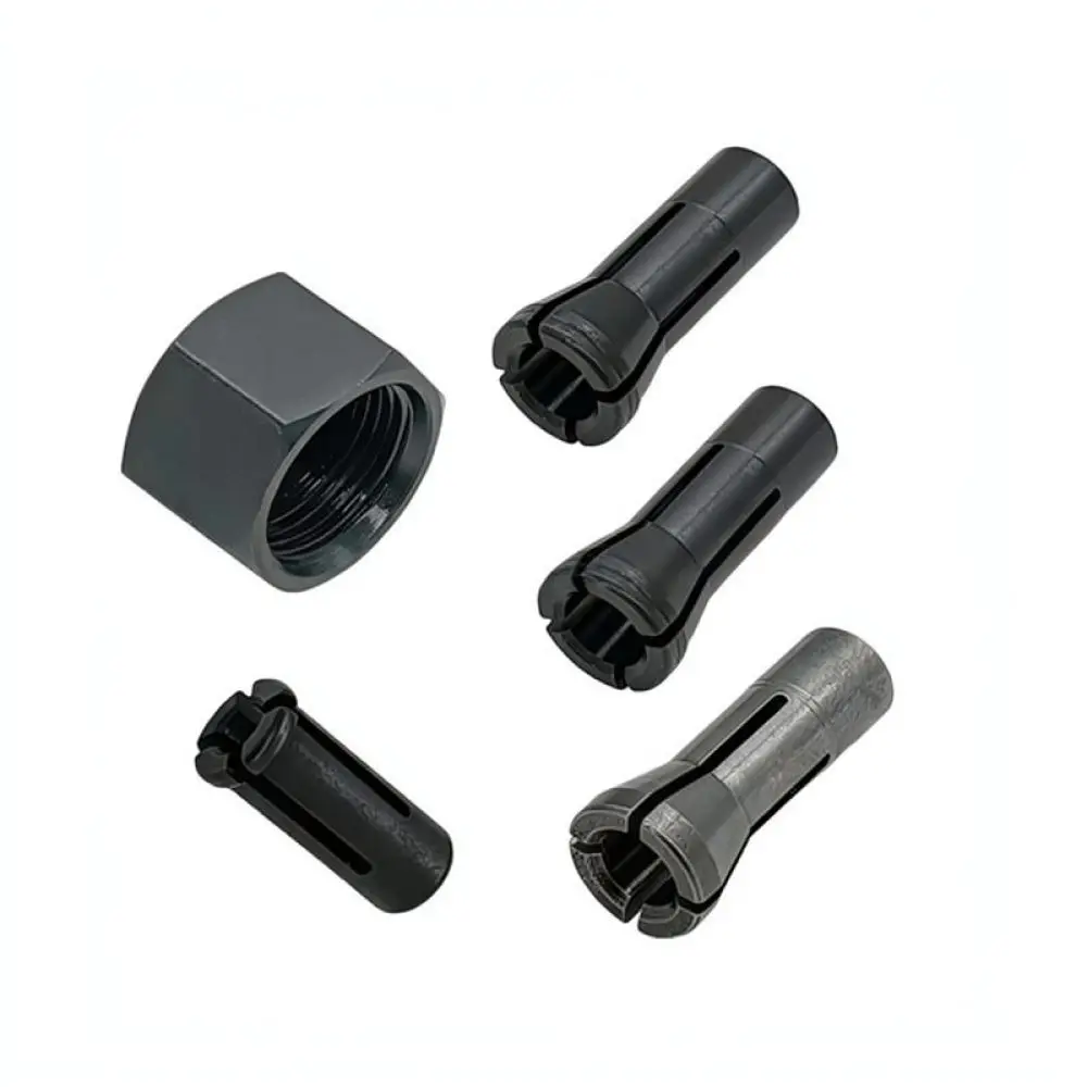 Universal Collet Nut Adapter For Electric Rotary Grinder Tool Accessories HSS Shank Chuck Precision Milling Fixture