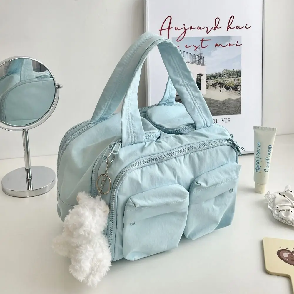 

Elegant Multi-pouch Travel Cosmetic Bag Nylon Multifunction Makeup Pouch Bag Puffy Waterproof Travel Wash Bag Shopping