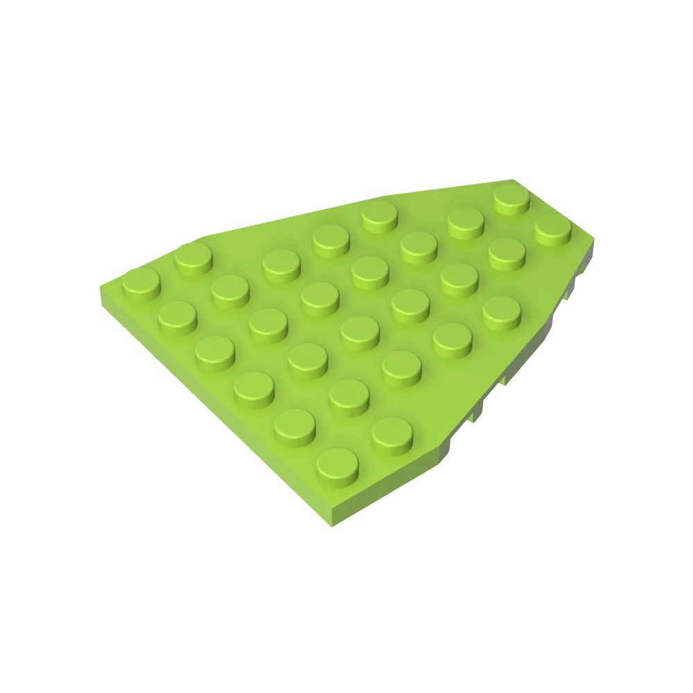 Gobricks GDS-770 Bootstrijkstokplaat 7x6 met noten inkepingen compatibel met lego 50303 kinder DIY bouwstenen technisch