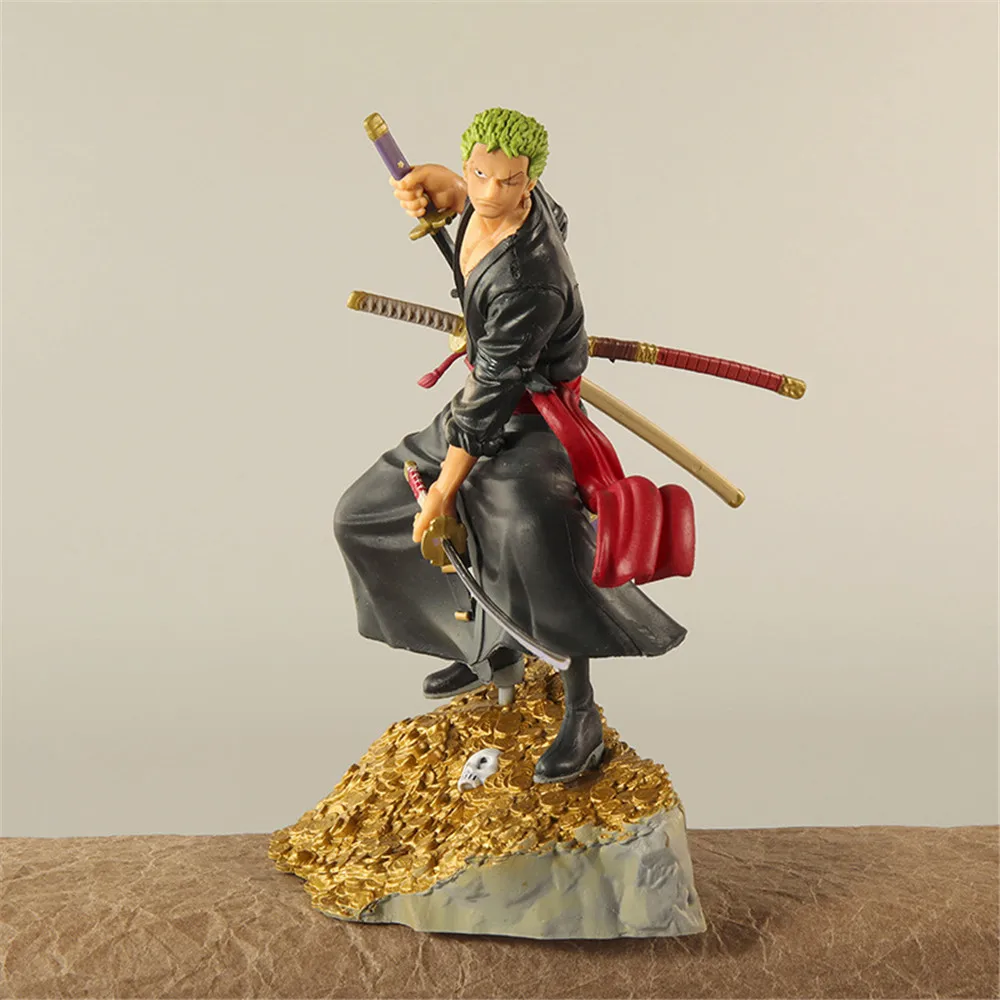17cm Anime One Piece Roronoa Zoro PVC Action Figure Game Statue Collectible Doll Figurine Model Toys Kids Gifts