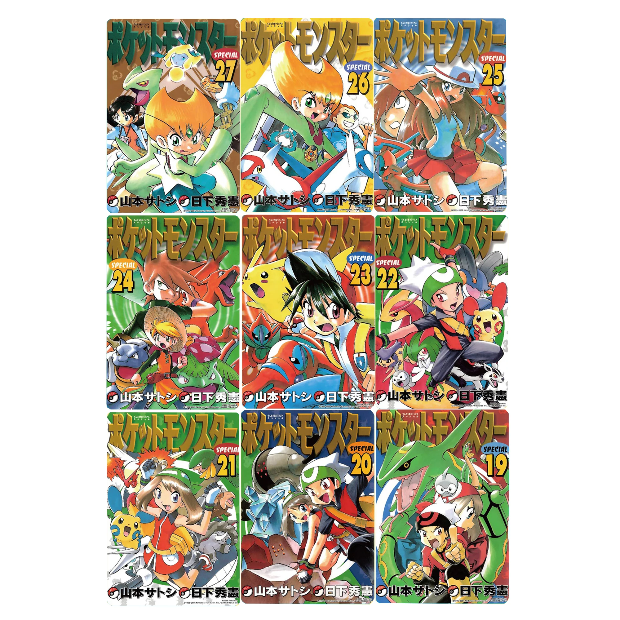 

59X86Mm Diy Self Made 9Pcs/set PTCG Ash Ketchum Special Cover Collection Card Color flash PTCG Anime Cards Gift Toys