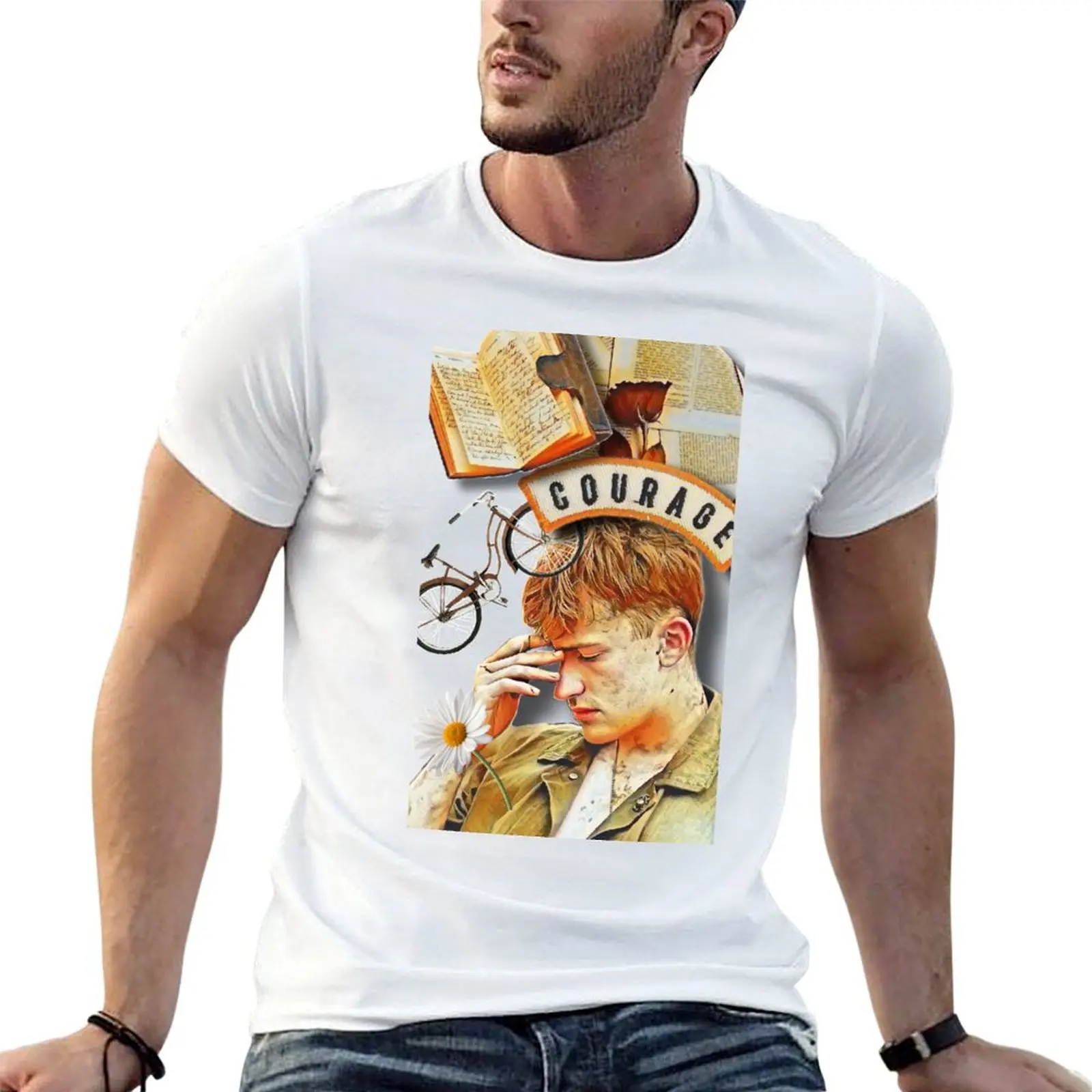 Courage T-Shirt Halloween Casual T-Shirt