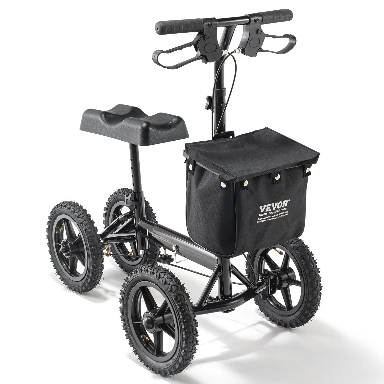 Scooter plegable para rodilla | Aluminio, manillar ajustable, ruedas 12" 🛴