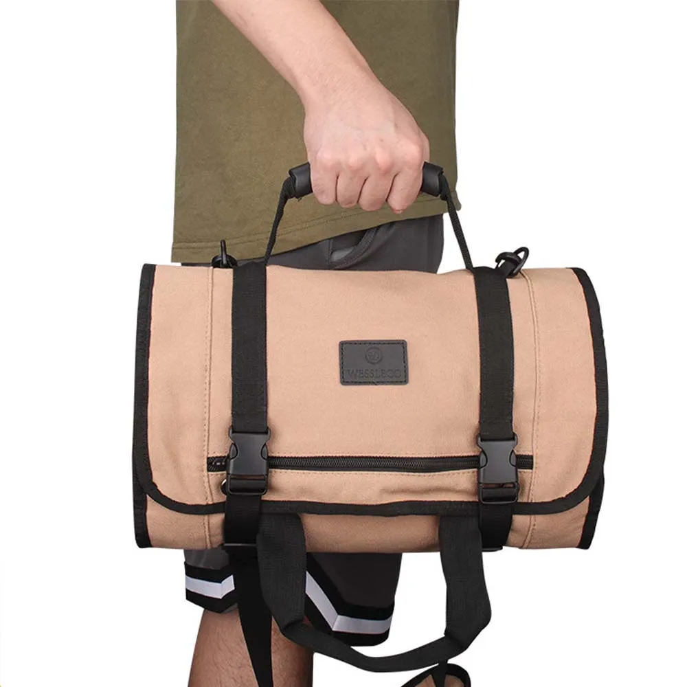 Bolsa de herramientas multiusos profesional de alta calidad, bolsa de herramientas de Hardware multibolsillo, enrollable, pequeña bolsa organizadora