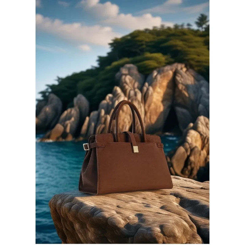 حقيبة يد/حقيبة يد من جلد الغزال الصناعي من JW PEI، حقيبة كروس نسائية متعددة الاستخدامات، مناسبة للتنقل، سعة كبيرة.